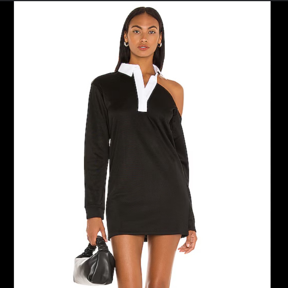 RtA Calandra One Shoulder Dress—Size Large—NWT